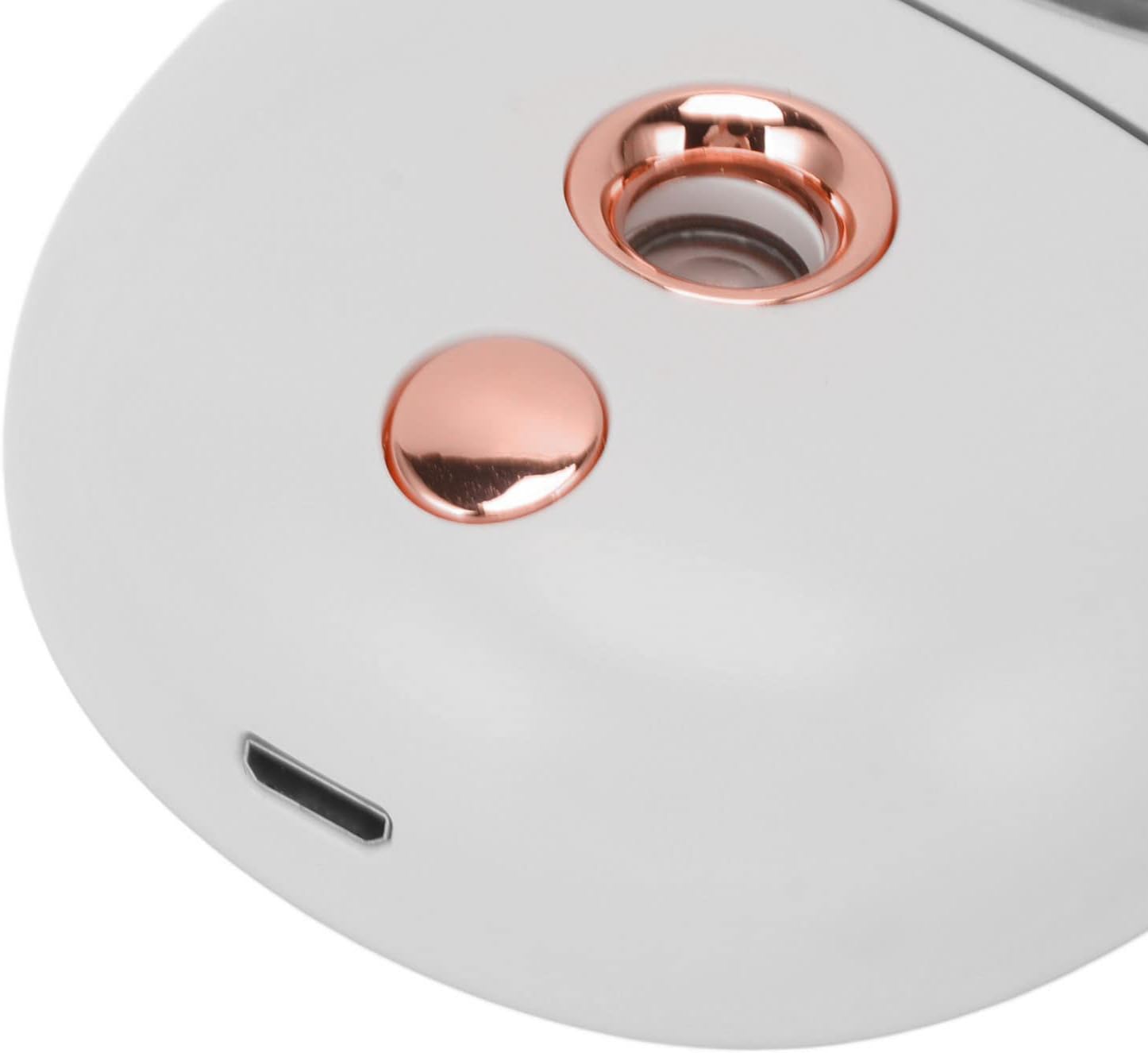 Rociador facial práctico de 1.2 fl oz, vaporizador facial portátil, mini USB para extensiones de pestañas, cuidado de la piel, maquillaje (blanco)