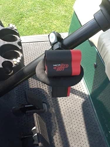 Carrito de golf Mountsoporte para enlace de láser redhot, Switch Tour, RH2, Quickshot, Eagle Rangefinders.