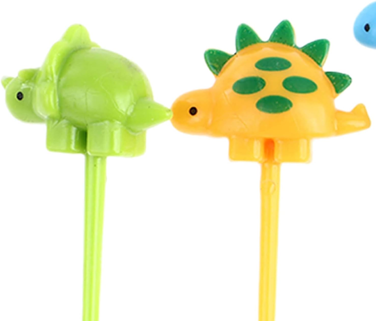 6 palillos coloridos de alimentos de animales para niños, divertidas púas Bento, lindos palillos de dientes de alimentos de frutas de dibujos