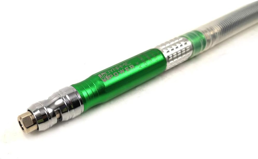 DYNAMIC POWER Precision – Amoladora de troquel Air Micro de 18 pulgadas con piezas adicionales, perfecta para trabajos de detalle y acabados lisos.