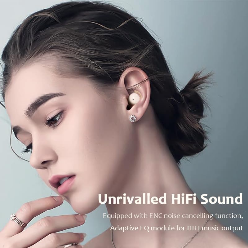 Mini tapones para los oídos para dormir auriculares para dormir auriculares inalámbricos bluetooth auriculares auriculares inalámbricos con