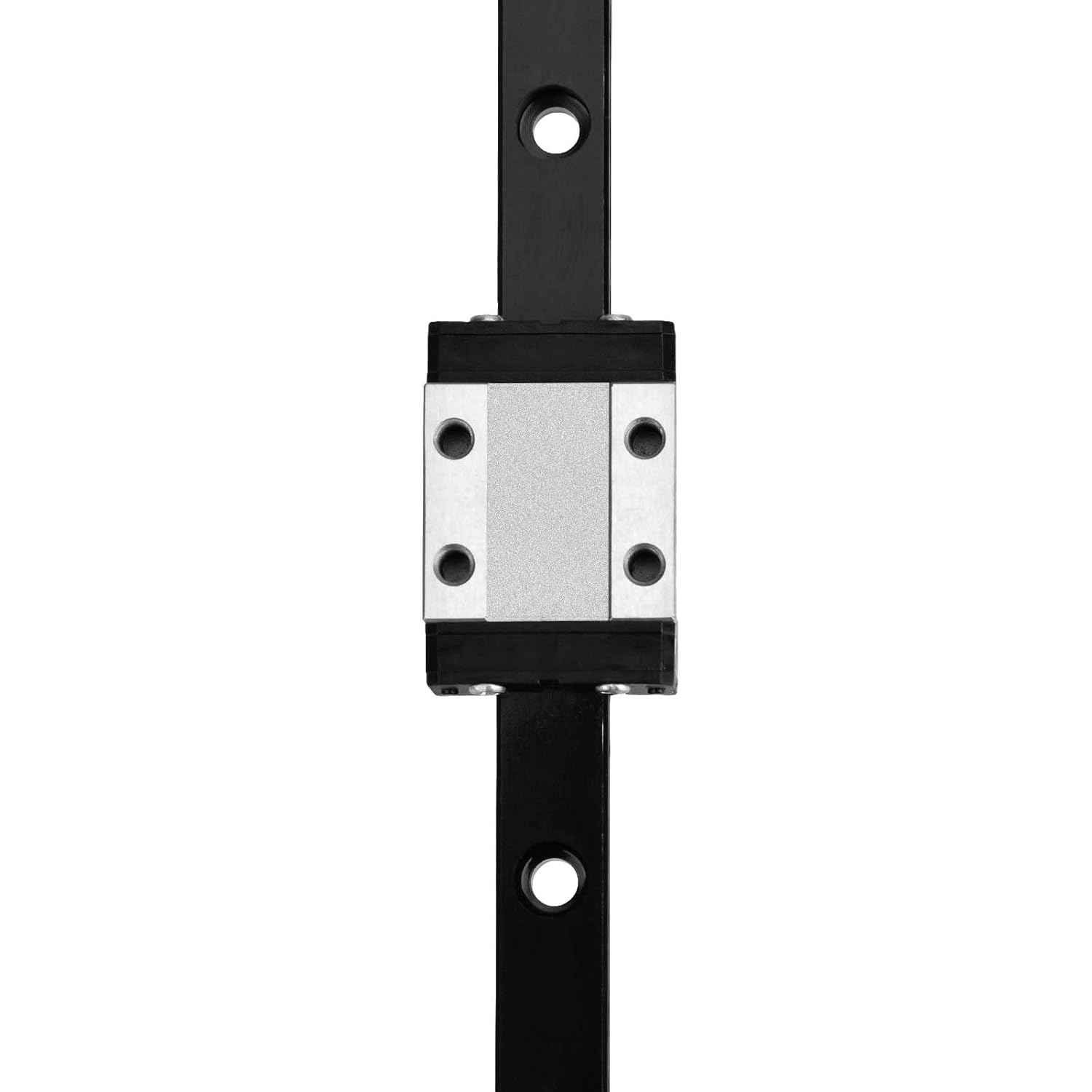 Guía de riel deslizante lineal MGN9 de 9.843 in con un bloque de carro MGN9C para impresora 3D y máquina CNC, negro (MGN9C, 9.843 in)