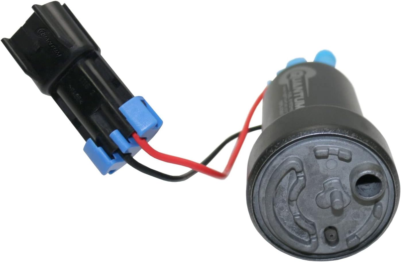 Quantum 450LPH E85 – Bomba de combustible en tanque compatible con kit de instalación + manguera flexible de repuesto para Ford Mustang (1986-1997)