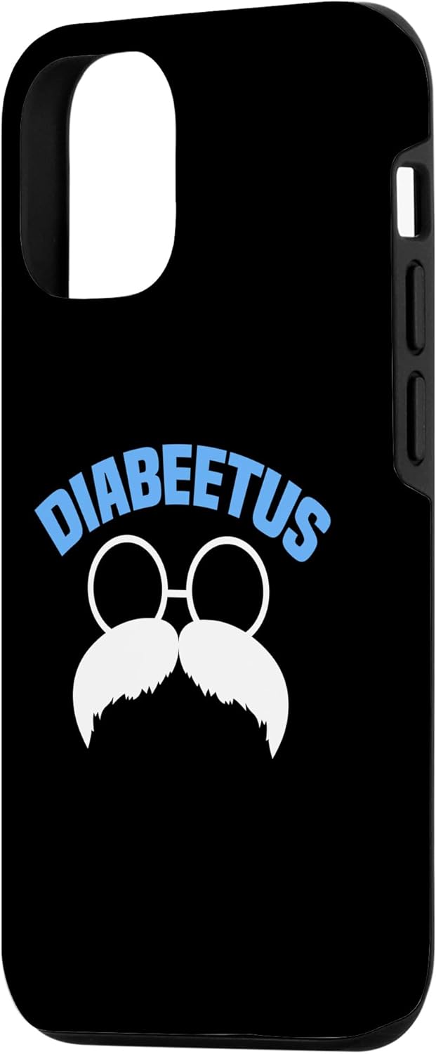Funda divertida para barba diabética para iPhone 13 Diabeetus