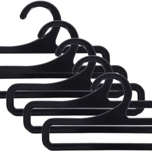 10 ganchos de plástico para bufandas, toalleros, organizador de armario para bufandas, corbatas, chales, cinturones, toallas (negro) 10 ganchos de plástico para bufandas, toalleros, organizador de armario para bufandas, corbatas, chales, cinturones, toallas (negro)