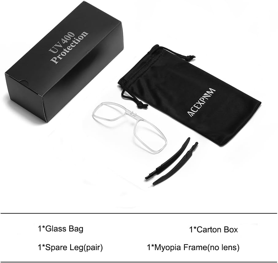 ACEXPNM Gafas de sol deportivas para hombres, mujeres, jóvenes, UV400, ciclismo, correr, pesca, conducción, béisbol, golf, gafas de sol