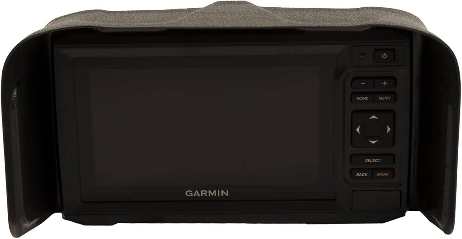 BerleyPro Visor compatible con Garmin GPS, buscadores de peces y buscadores de profundidad. Diseñado como parasol y protector para Striker, Echomap,