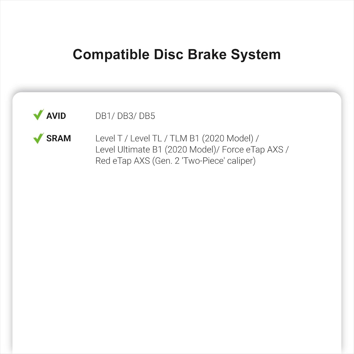 TOP BRAKE BD12-E+ Pastillas de freno para bicicleta de disco SRAM Level UltimateRojoAXS Force Road y XC MTB Brake Set