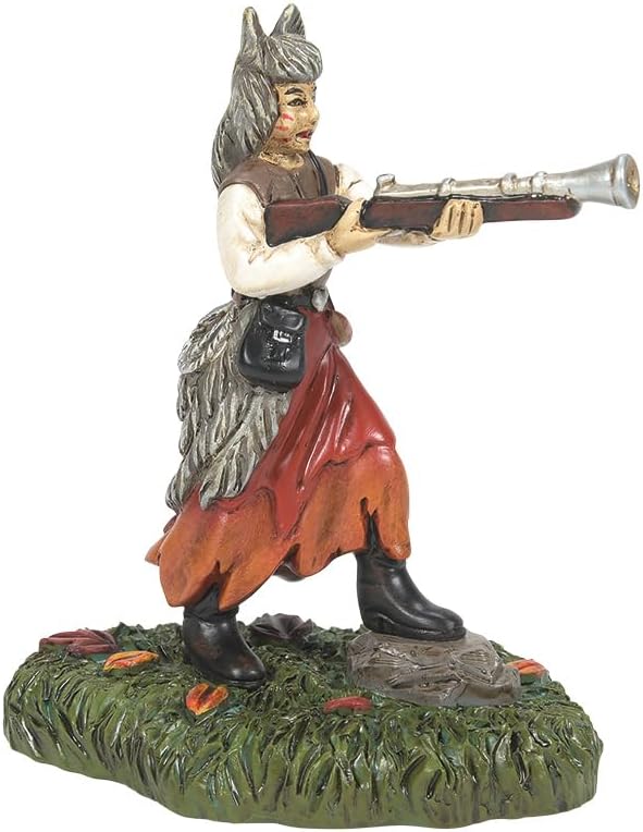 Department 56 Snow Village – Figura de Halloween de The Werewolf Hunter 25 aniversario, 3.6 pulgadas, multicolor