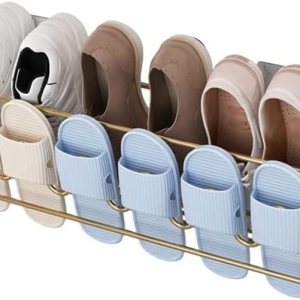 BinOxy Zapatero organizador de zapatoszapatero simple, estante de zapatos de hierro forjado, zapateros de pared de 2 niveles, ahorro de espacio, BinOxy Zapatero organizador de zapatoszapatero simple, estante de zapatos de hierro forjado, zapateros de pared de 2 niveles, ahorro de espacio,