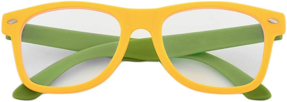 Lentes rectangulares digitales con bloqueo de luz azul para niños y niñas de 5 a 12 años