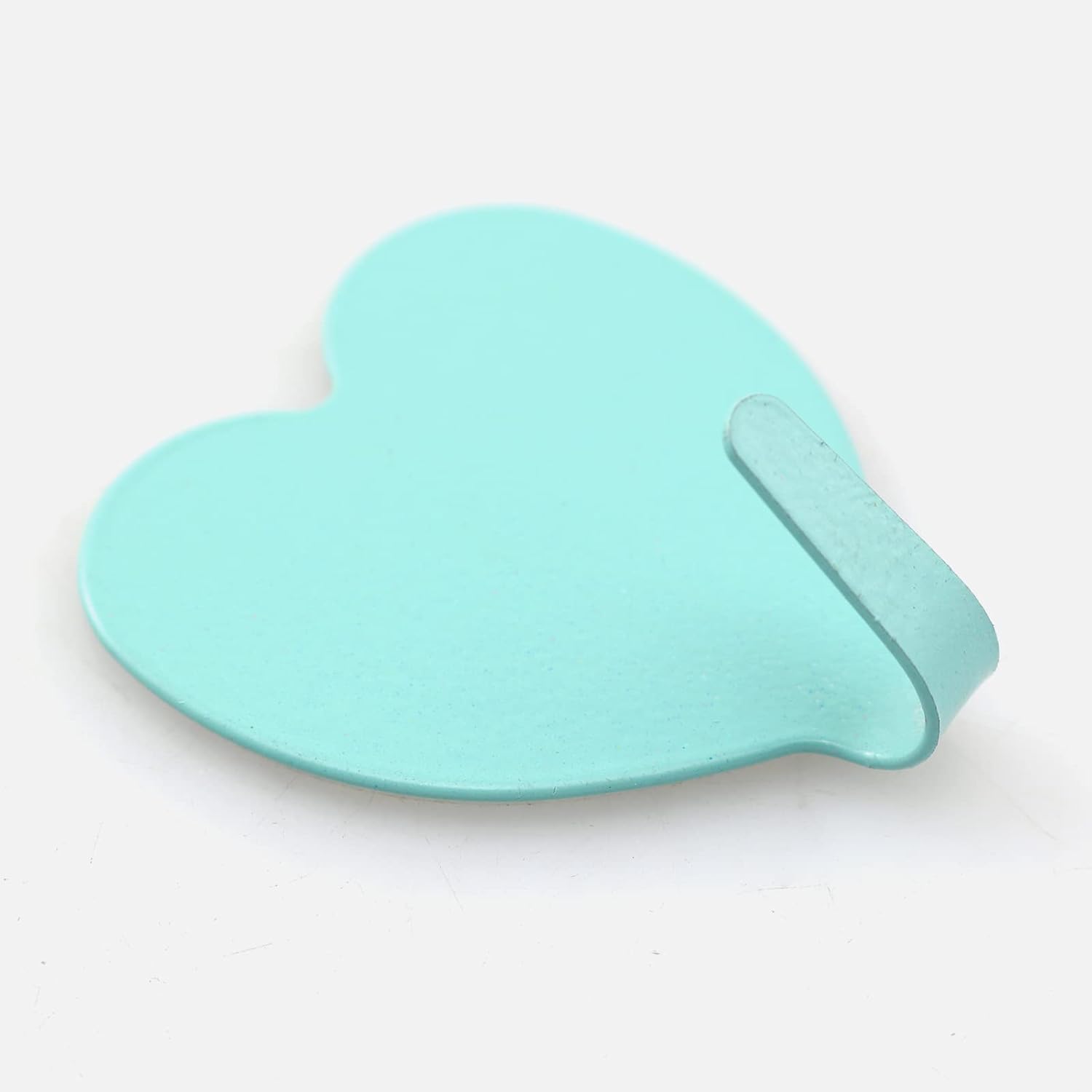 5 ganchos de acero inoxidable en forma de corazón, ganchos para colgar en la pared, perchero para armario, ganchos en forma de corazón, gancho de