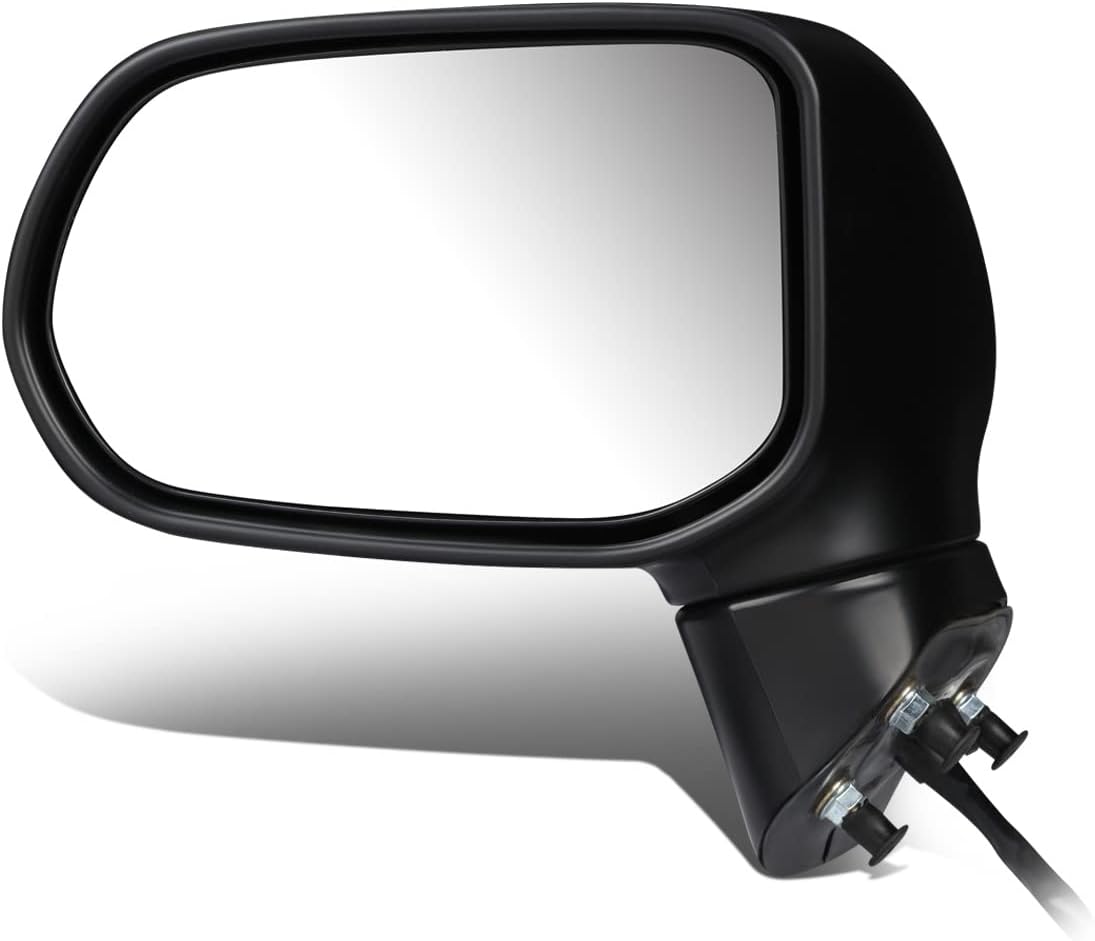 DNA Motoring OEM-MR-HO1320260 – Espejo retrovisor plegable calefactado con ajuste de potencia lateral izquierdo compatible con Civic 2008-2011