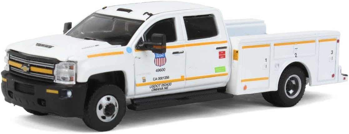 Truck 164 2018 Chevrolet Silverado 3500 Camilla de servicio Recogida Union Pacific Mantenimiento Dually Drivers 11 46110-C