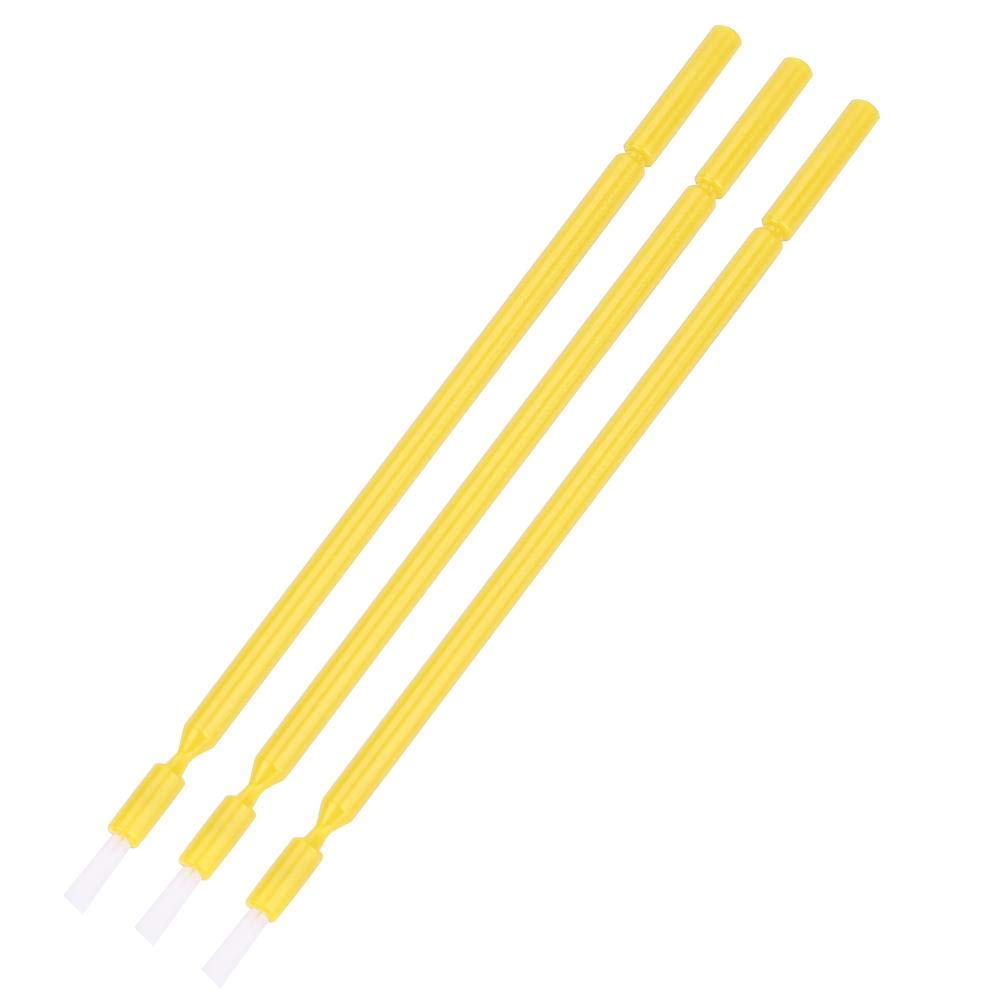 Garosa 100 piezas de cepillo interdental 4 colores desechables dentales micro aplicador cepillo palillos higiene dental oral herramienta de limpieza
