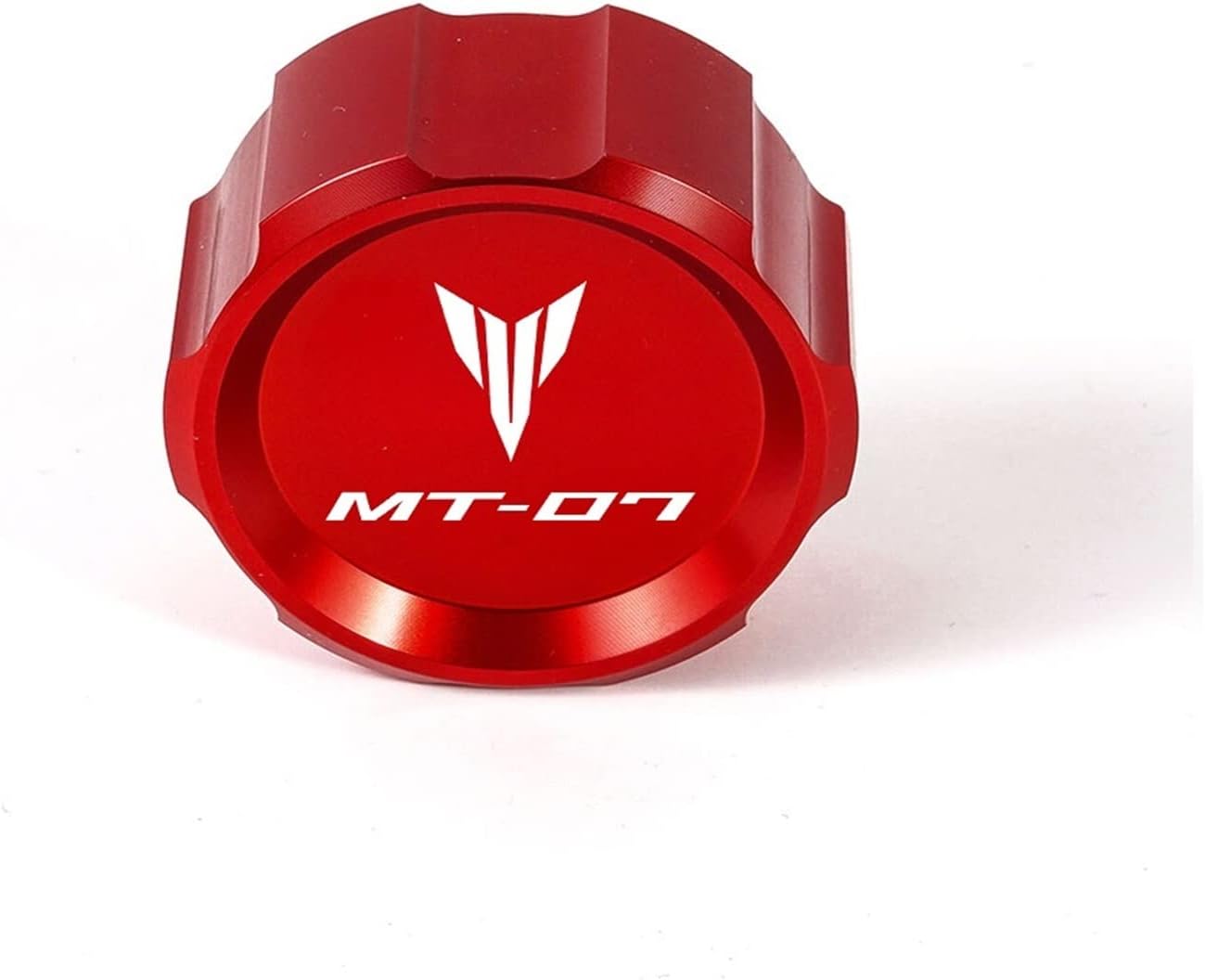 LCCDZ Accesorios de motocicleta CNC Tapa de depósito de líquido de freno trasero y delantero, tapa de llenado de aceite compatible con Yamaha MT07