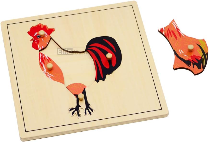 Elite Montessori Rompecabezas de gallo