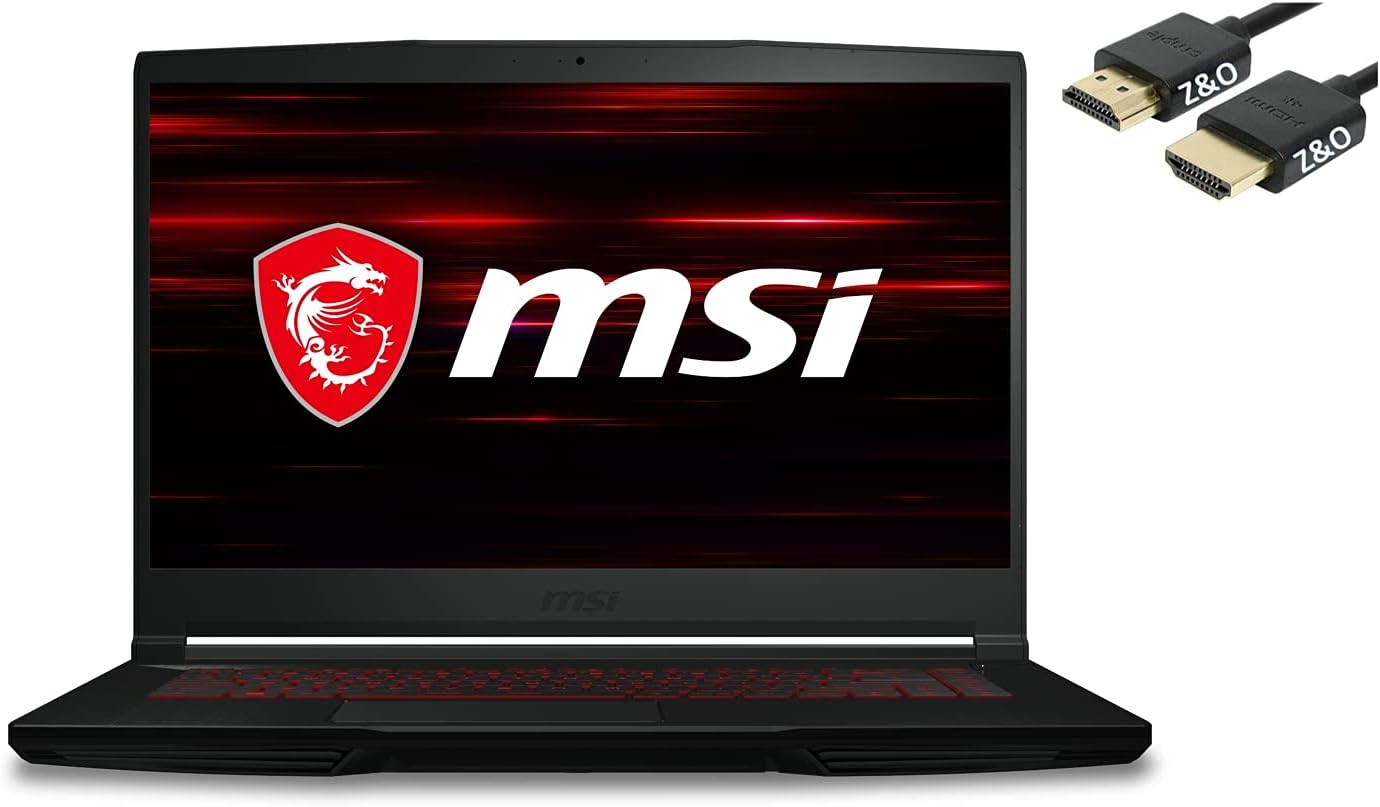 MSI 2023 GF63 – Laptop delgada para juegos 15, pantalla FHD IPS de 15.6 pulgadas, Intel i5-11400H de 11 generación, 32 GB de RAM, SSD de 1 TB,