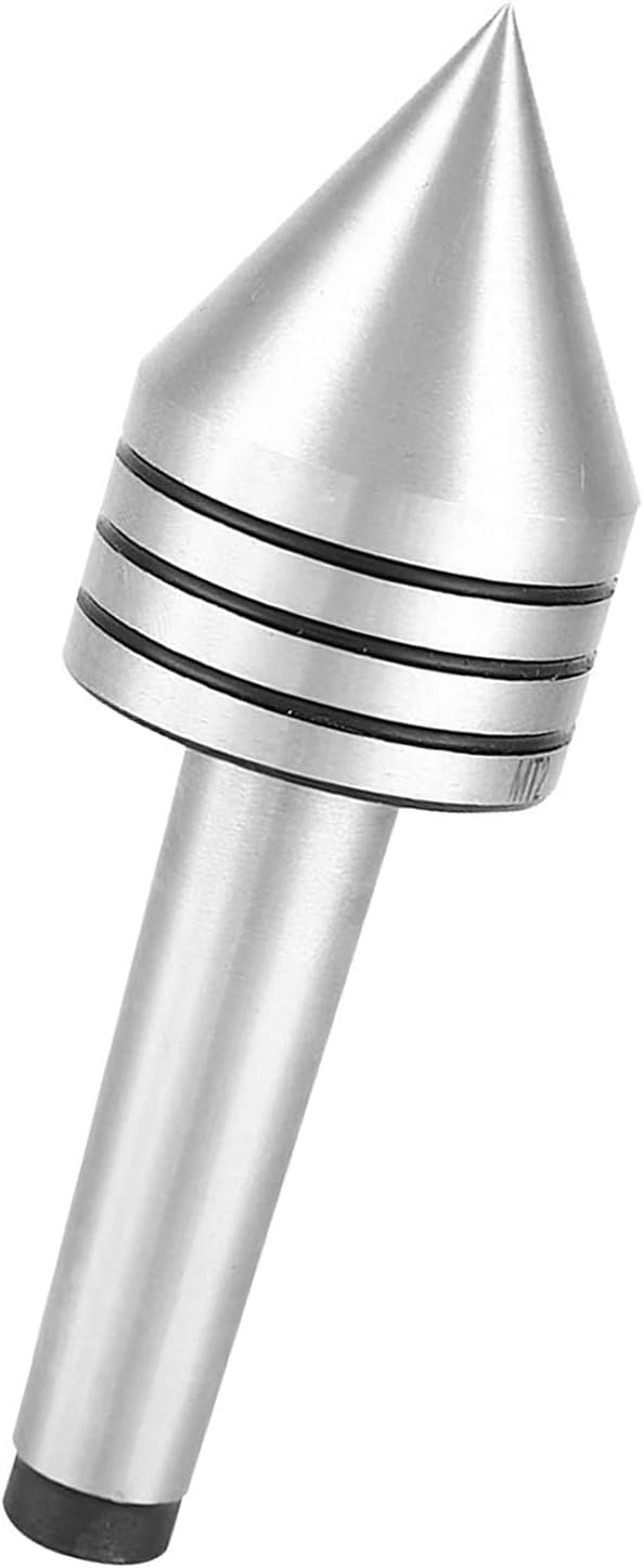 Herramienta de torneado de torno, herramienta de torneado de torno MT2 Heavy Duty Live Bearing Tailstock Center Metal Madera Herramientas de