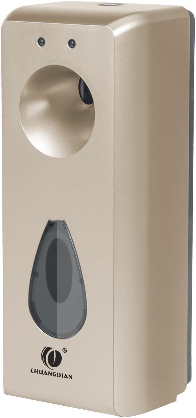 Dispensador automático de ambientador, dispensador de fragancia de aerosol LCD montado en la pared, compatible con latas de repuesto de aerosol de