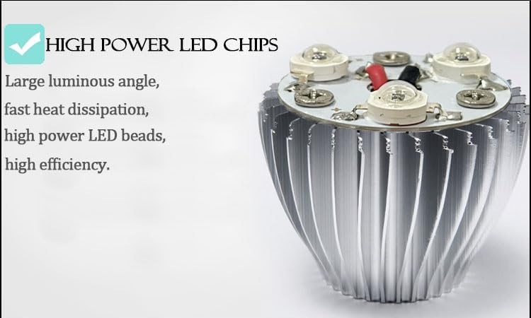 Iluminador IR 940nM, lámpara de bombilla invisible total E26 de bricolaje (3 LED de alta potencia de 3 vatios), para mejorar la visión nocturna de