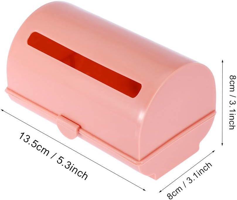 Caja de almacenamiento de bolsas de basura, 3 colores en la parte trasera adhesiva para montaje en pared, bolsa de plástico para basura, organizador