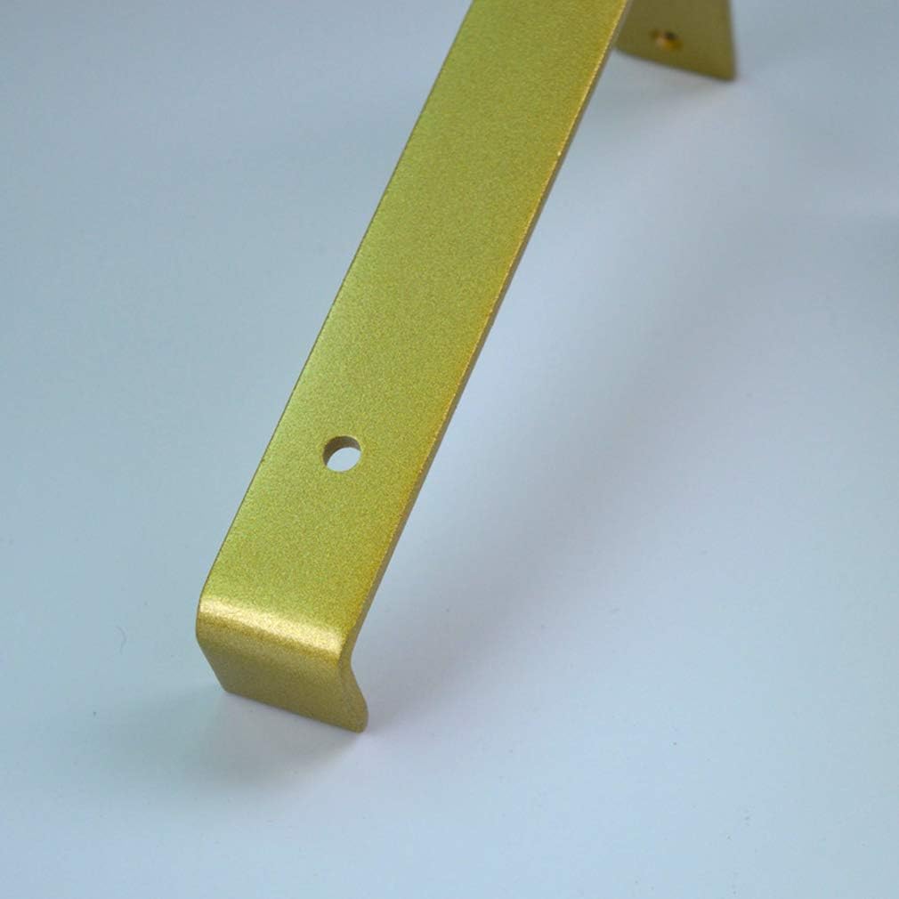 Soportes para estante de esquina de labio montados en la pared, soportes flotantes para estante de cocina, soportes para estante en ángulo recto en