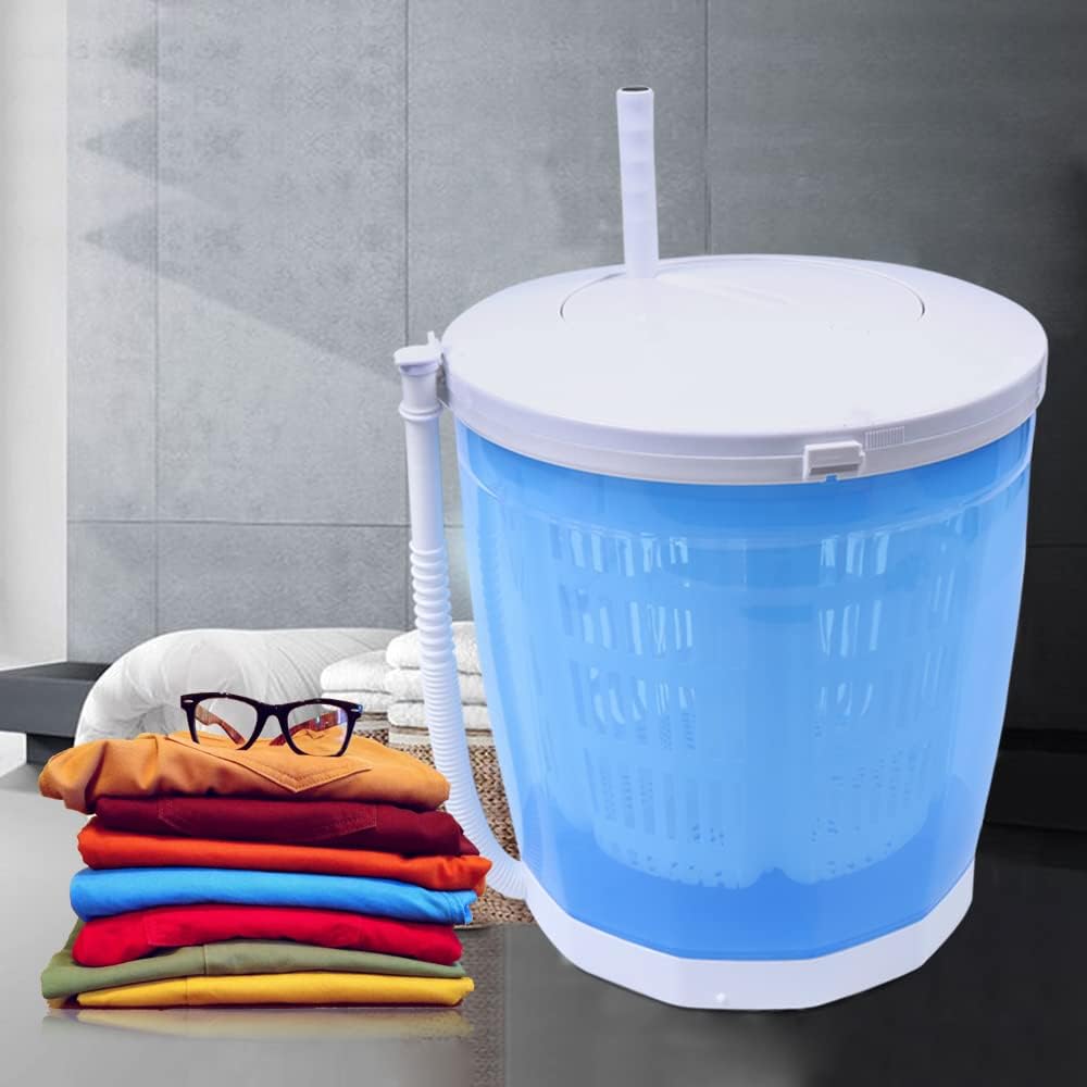Mini secadora manual 26.6 lbs Lavadora y secadora portátil combinada de mano lavadora individual bañera para dormitorios, apartamentos, casas