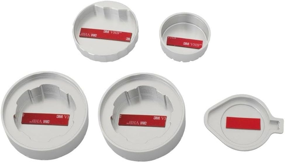 OEM Performance M-6766-M50B Billet Engine Cap Set hecho para Shelby GT500 2010-2014