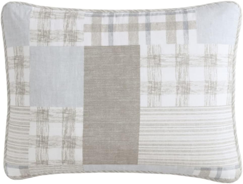 Nautica Juego de cama de algodón para cama de día, decoración del hogar para todas las estaciones, beige Clement