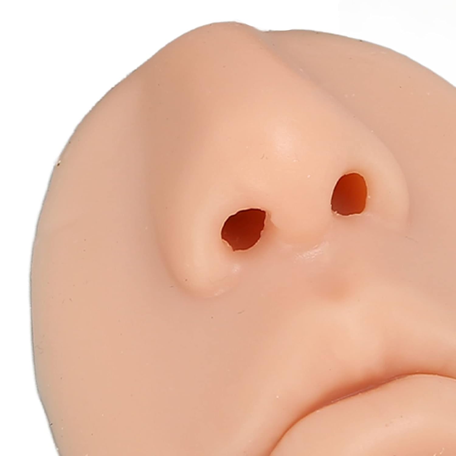 Betued Silicone Piercing Model for Novice Practice, Simulated Appearance, Realistic Experience in Nose and Ear Piercing (Medium Skin Color)