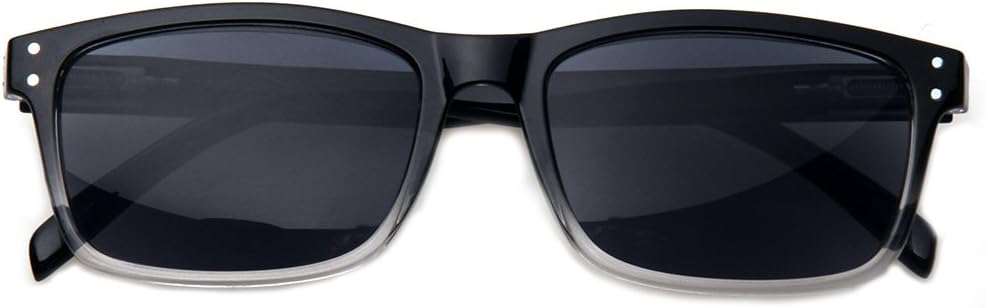 NORPERWIS Paquete de 2 lentes de sol unisex de estilo clásico, lectores cómodos, simples y elegantes