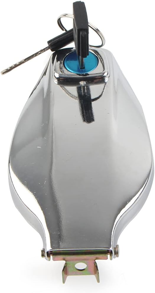 GZYF Bloqueo de tapa de gas combustible con llaves para Yamaha XS1100 XS650 XS500 XS850, negro
