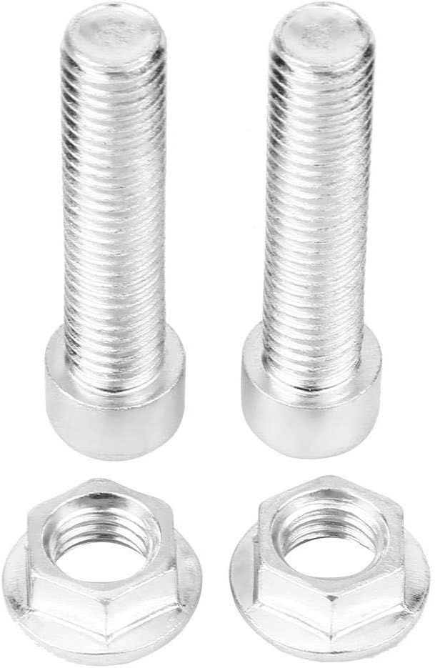 Elevador de choque de motocicleta, 2 piezas universales de amortiguadores traseros para motocicleta, extensión de altura vertical (con tornillo)
