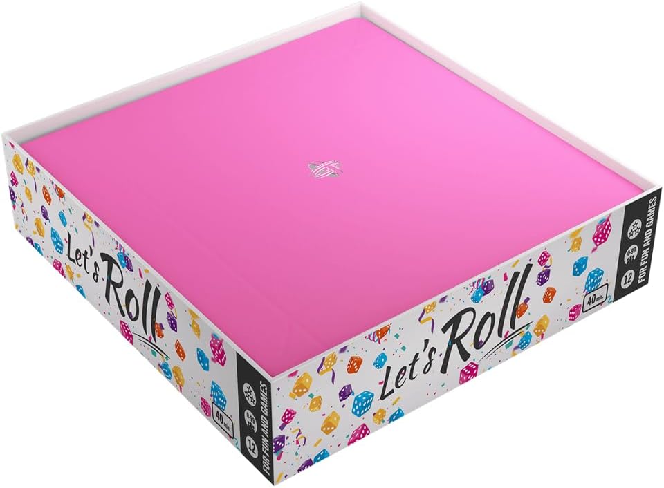 Bandeja magnética para dados – Toma el control de tu rollo! Bandeja de dados compacta y versátil para juegos de mesa y juegos de mesa, forma