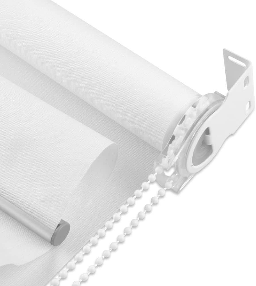 HIDODO Persianas enrollables con filtro de luz para ventanas, persianas enrollables de tela con protección UV para dormitorio, sala de estar, baño y