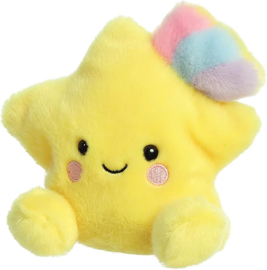 AURORA, 33622, Palm Pals Piscis Shooting Star 5 pulgadas, juguete suave, amarillo