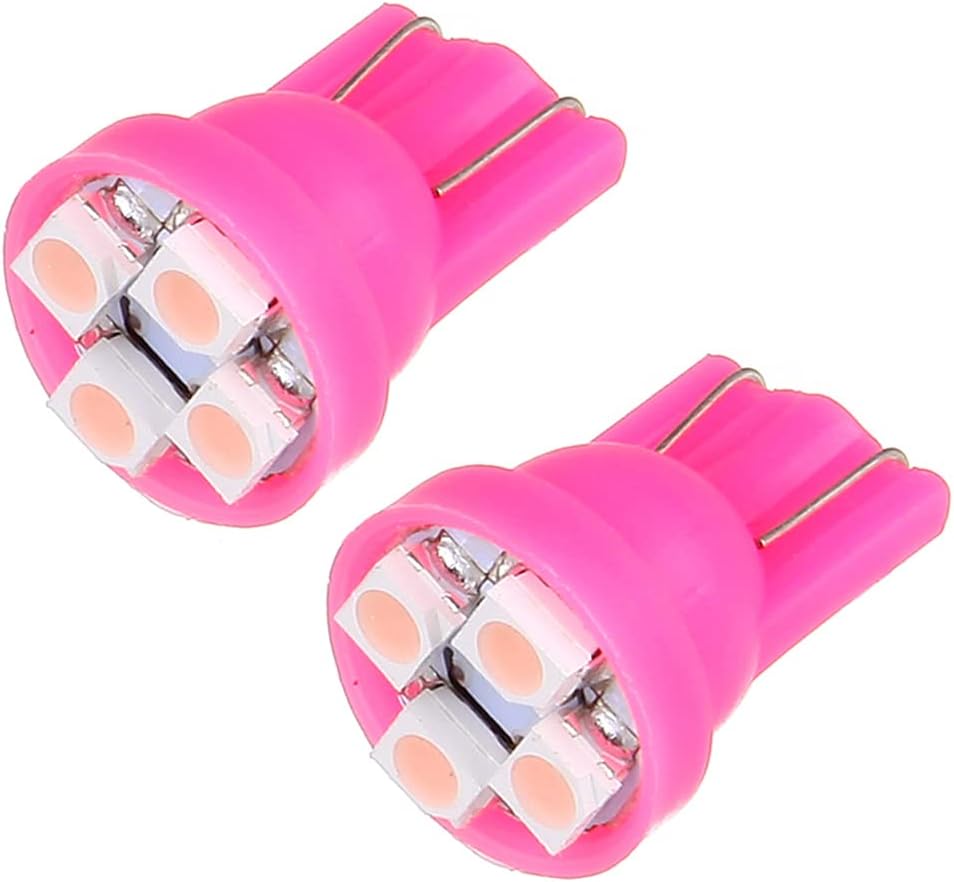 ECCPP Paquete de 5 marcadores de cabina ahumados para techo y 5 luces LED T10 púrpura rosa para Dodge 2003-2018 para Dodge para Ram 2500 3500