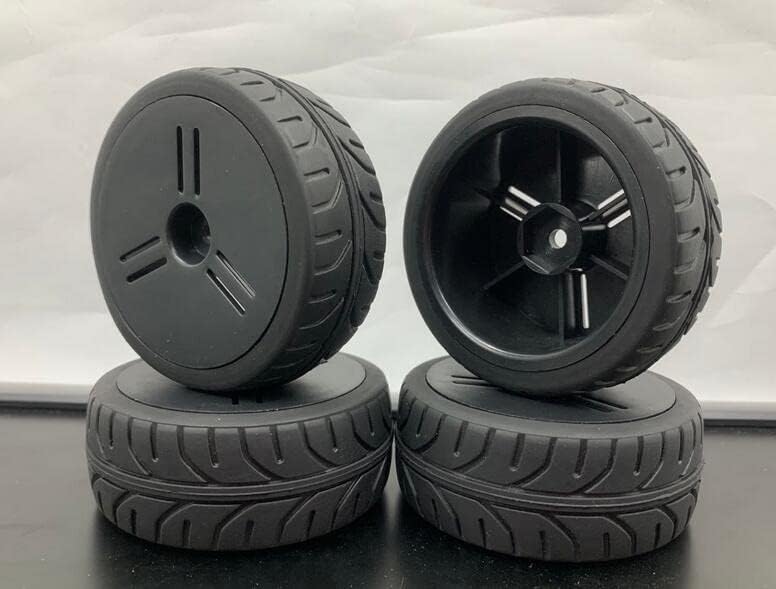 SO004 RC Car Rubber Rally NeumáticosLlantas (4) Hex 0.472 in no pegado 110 112 RC Car Escalada CamionesEP GP Flat GTR R35 R34 S15 R33 BTCC X6 GT FXX