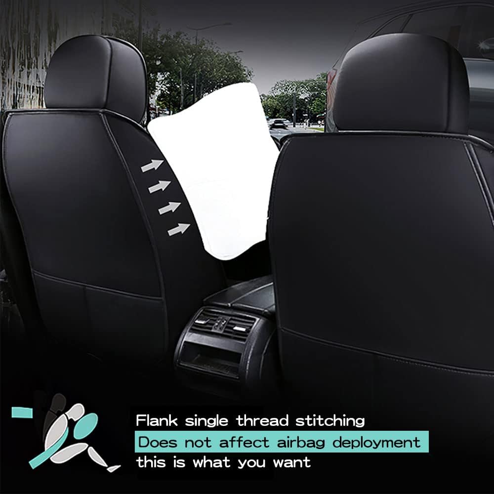 Fundas de asiento de automóvil para Acura MDX 2001-2024, fundas estándar de cuero para asiento de automóvil, funda universal antideslizante para