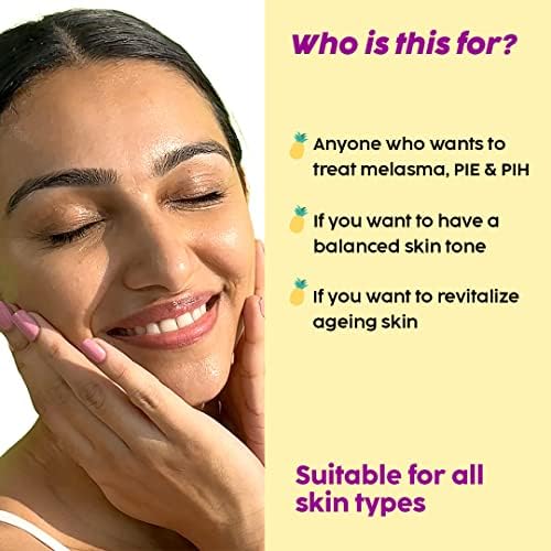 prime craft THE PLANT FIX – Suero de ácido tranexámico al 3% de 1.0 fl oz, para melasma, hiperpigmentación, PIE, promueve la exfoliación y el brillo