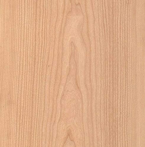 Edge Supply Hoja de chapa de madera de cerezo corte plano, 24 x 48 pulgadas, despegar y pegar, cara de chapa de grado “A”, fácil aplicación con hoja
