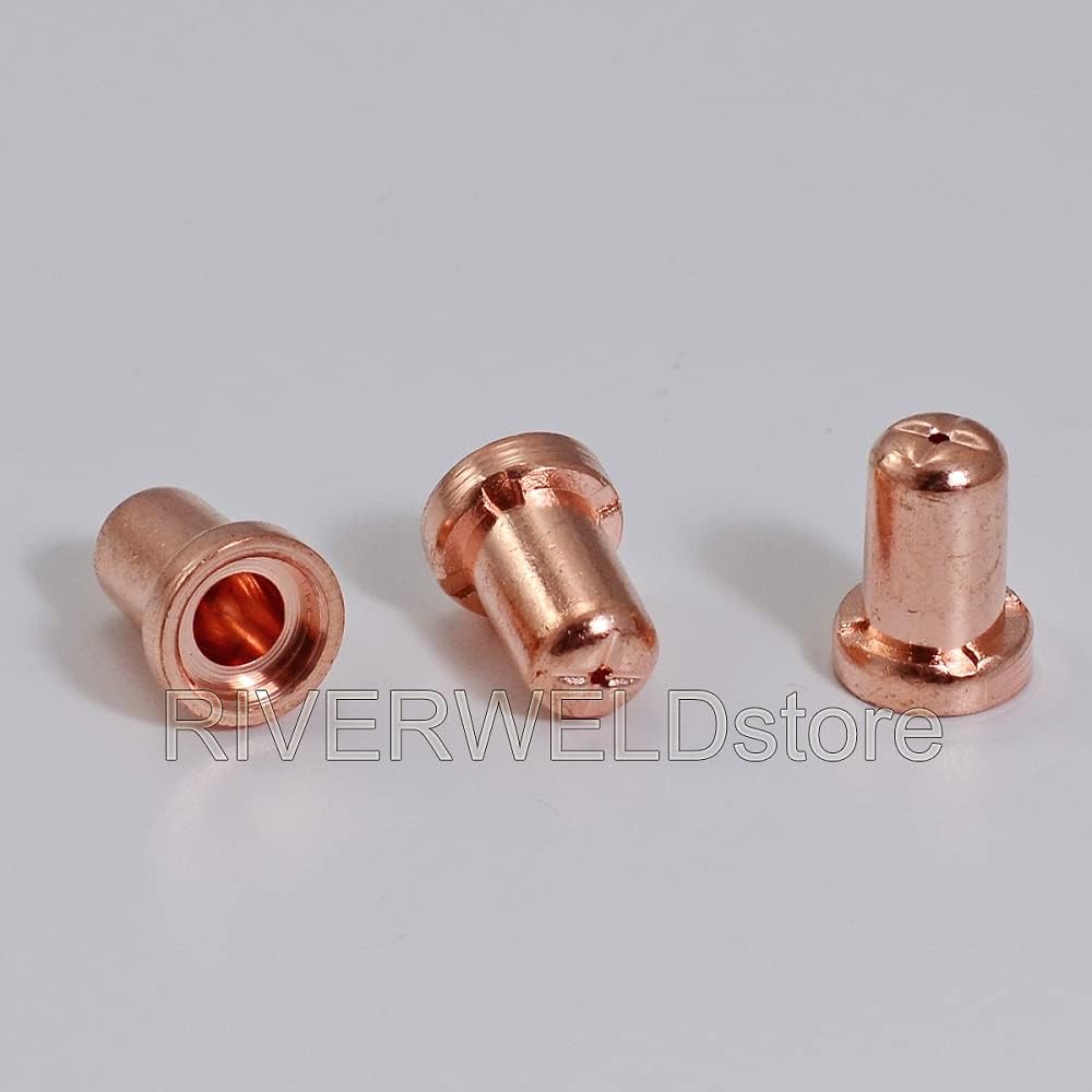 RIVERWELD 60pcs ESAB L-TEC PT-31 JG-40 WSD-LG40 Electrodo de plasma 18205L Consejos Boquilla 18866L Extendido Escudo Sudario Copa 18204 Kit Fit