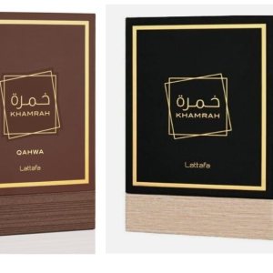 Lattafa Khamrah & Khamrah Qahwa EDP Unisex 3.4 fl oz (extra Value Pack) Lattafa Khamrah & Khamrah Qahwa EDP Unisex 3.4 fl oz (extra Value Pack)