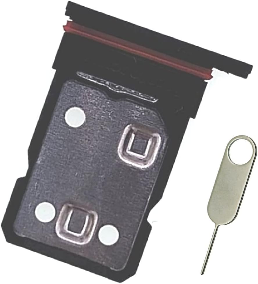 PHONSUN Soporte de bandeja de tarjeta SIM individual para OnePlus 10T 5G (Moonstone Negro)
