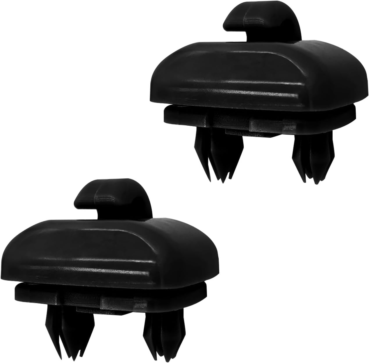 BlingKingdom 2 piezas Auto Sun Visor Clip Gancho Soporte Suspensión Audi Parasol Clips Reemplazo para Audi A1 A3 A4 A5 Q3 Q5 A7 B6 B7 B8 S4 S5
