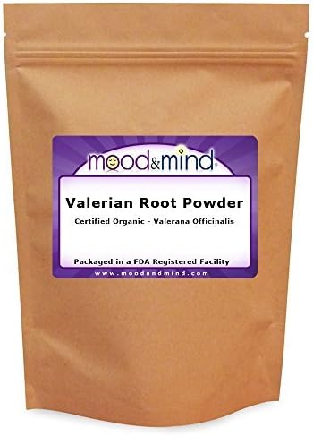Polvo orgánico de raíz de valeriana – Valeriana Officinalis (Mood & Mind) 4 oz. (3.95 oz.)