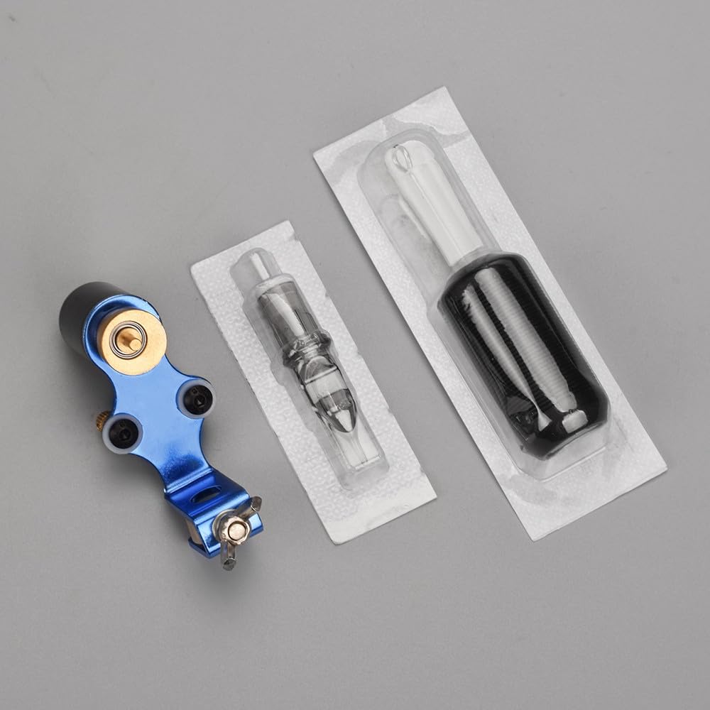 TTOOGO Máquina rotativa de tatuaje – Máquina de tatuaje con motor para tatuaje, máquina de sombreado de trazador de líneas secretas, kit completo de