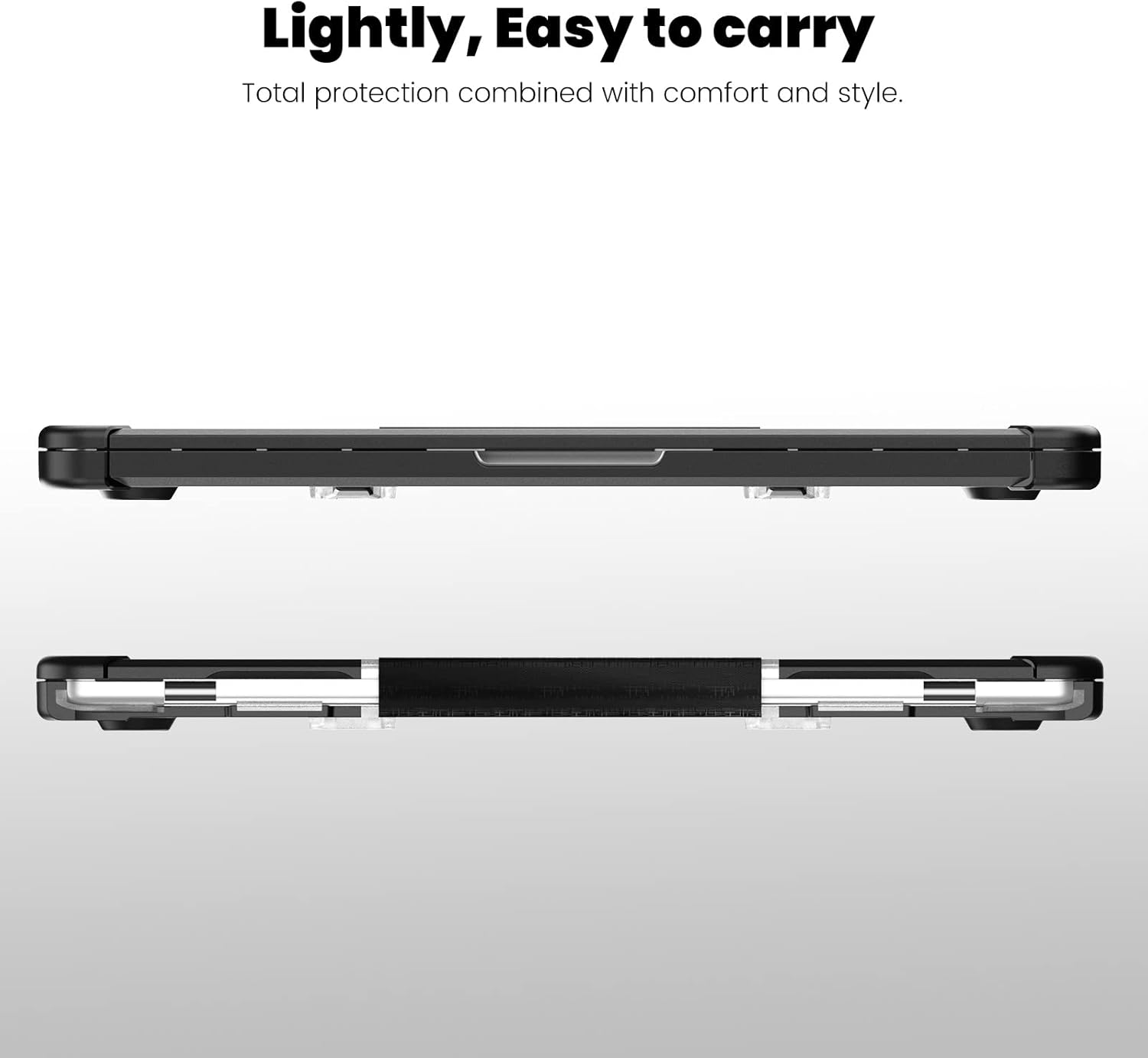Mektron Funda a prueba de golpes para MacBook Air de 15 pulgadas 20242023 con chip M3M2 modelo A2941A3114, funda protectora resistente de 15.3