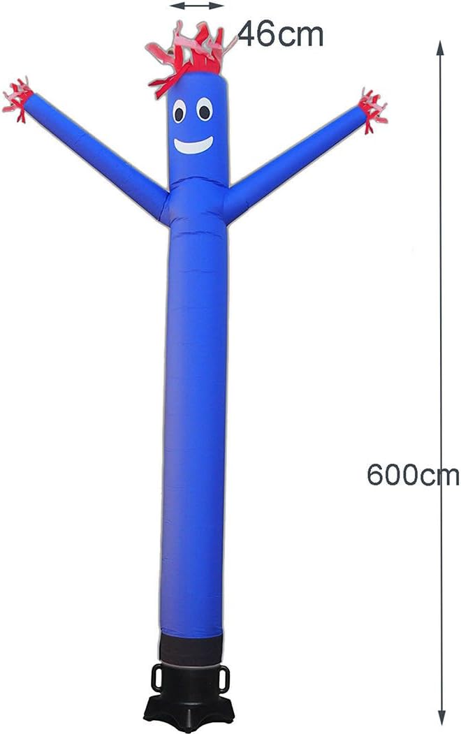 20ft Publicidad Tubo Inflable Hombres (No Soplador) Gigante Que Agita Brazo Mosca Marioneta Decoración Navidad Señales Decorativas Para Negocios
